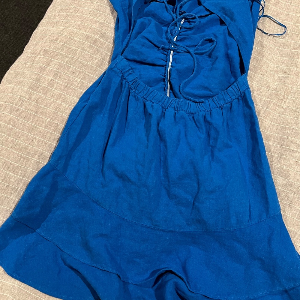 Zara - Blue Dress - Size M - Picture 2 of 3